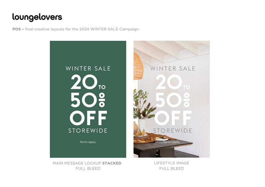 Winter Sale Lounge Lovers