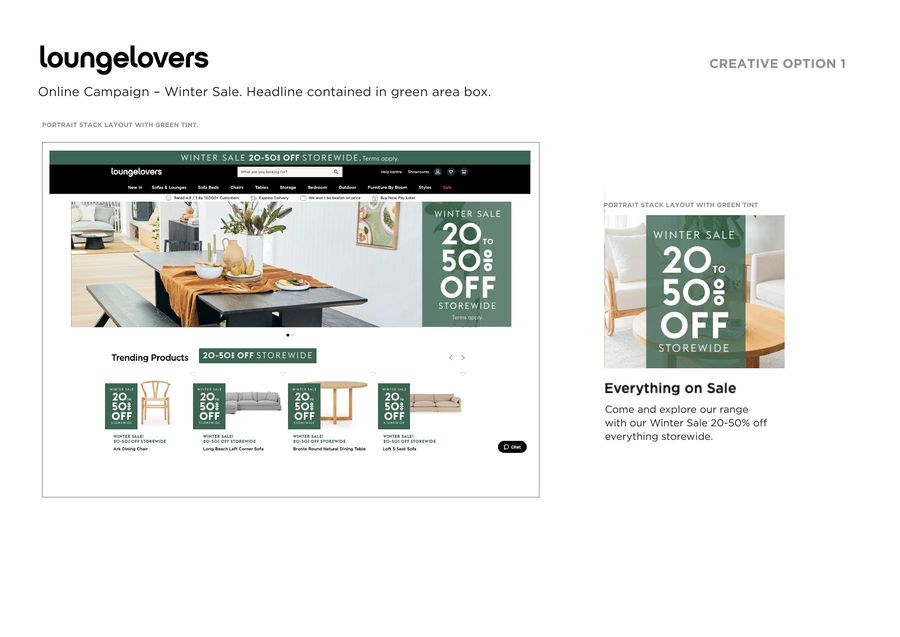 Winter Sale Lounge Lovers