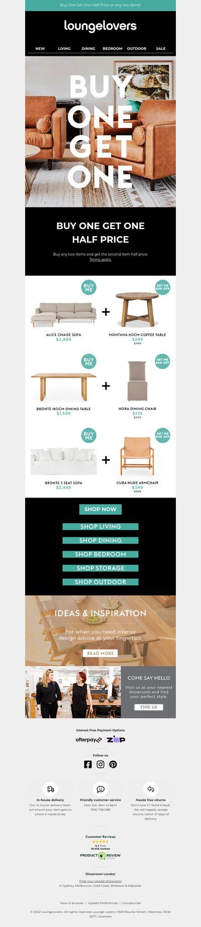 Lounge Lovers Buy One Get One EDM