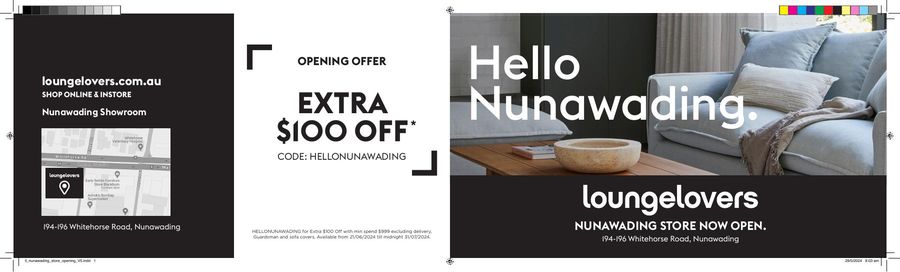 Lounge Lovers Nunawading Store Opening